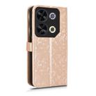 For itel P65 4G Honeycomb Dot Texture Leather Phone Case(Gold) - 3