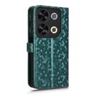 For itel P65 4G Honeycomb Dot Texture Leather Phone Case(Green) - 3