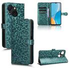 For itel A50C Honeycomb Dot Texture Leather Phone Case(Green) - 1