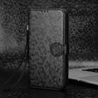 For itel S25 Honeycomb Dot Texture Leather Phone Case(Black) - 2