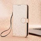 For itel S25 Ultra Honeycomb Dot Texture Leather Phone Case(Gold) - 2