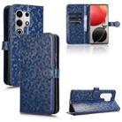 For itel S25 Ultra Honeycomb Dot Texture Leather Phone Case(Blue) - 1