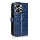 For itel A90 Honeycomb Dot Texture Leather Phone Case(Blue) - 3