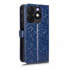 For itel Zeno 10 Honeycomb Dot Texture Leather Phone Case(Blue) - 3