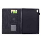 For iPad 10th Gen 10.9 2022 Cats Embossed Leather Smart Tablet Case(Black) - 3