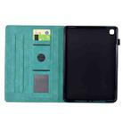 For iPad 10.2 2021 / 2020 / 10.5 2019 Cats Embossed Leather Smart Tablet Case(Light Blue) - 3