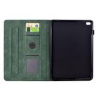 For iPad Pro 9.7 / 9.7 2018 / 2017 Cats Embossed Leather Smart Tablet Case(Green) - 3