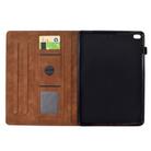 For iPad Pro 9.7 / 9.7 2018 / 2017 Cats Embossed Leather Smart Tablet Case(Brown) - 3