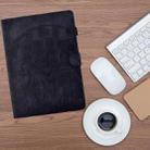 For Samsung Galaxy Tab A9+ Cats Embossed Leather Smart Tablet Case(Black) - 2