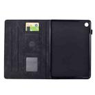 For Samsung Galaxy Tab A9+ Cats Embossed Leather Smart Tablet Case(Black) - 3