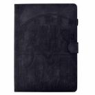 For Samsung Galaxy Tab S10 FE+ Cats Embossed Leather Smart Tablet Case(Black) - 2