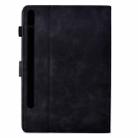 For Samsung Galaxy Tab S10 FE+ Cats Embossed Leather Smart Tablet Case(Black) - 3