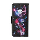 For Vivo S1 Pro Colored Drawing Pattern Horizontal Flip Leather Case with Holder & Card Slots & Wallet(Fluorescent Butterfly) - 2