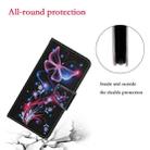 For Vivo S1 Pro Colored Drawing Pattern Horizontal Flip Leather Case with Holder & Card Slots & Wallet(Fluorescent Butterfly) - 4