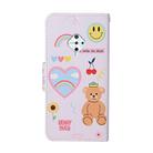 For Vivo S1 Pro Colored Drawing Pattern Horizontal Flip Leather Case with Holder & Card Slots & Wallet(Smiley Bear) - 2