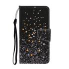 For Vivo V17 Pro Colored Drawing Pattern Horizontal Flip Leather Case with Holder & Card Slots & Wallet(Black Five-pointed Star) - 2