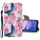For Vivo V17 Pro Colored Drawing Pattern Horizontal Flip Leather Case with Holder & Card Slots & Wallet(Dragonfly Flower) - 1