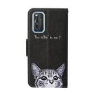 For Vivo V17 / V19 (India Version) Colored Drawing Pattern Horizontal Flip Leather Case with Holder & Card Slots & Wallet(Kitty) - 2