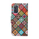 For Vivo V17 / V19 (India Version) Colored Drawing Pattern Horizontal Flip Leather Case with Holder & Card Slots & Wallet(Ethnic Style) - 3