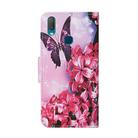 For Vivo Y11 (2019) Colored Drawing Pattern Horizontal Flip Leather Case with Holder & Card Slots & Wallet(Red Flower Butterfly) - 2