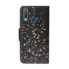 For Vivo Y17 / Y15 / Y12 Colored Drawing Pattern Horizontal Flip Leather Case with Holder & Card Slots & Wallet(Black Five-pointed Star) - 3