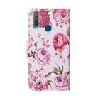 For Vivo Y17 / Y15 / Y12 Colored Drawing Pattern Horizontal Flip Leather Case with Holder & Card Slots & Wallet(Peony) - 3