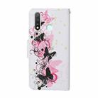 For Vivo Y19 Colored Drawing Pattern Horizontal Flip Leather Case with Holder & Card Slots & Wallet(Four Butterflies) - 2