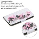 For Vivo Y19 Colored Drawing Pattern Horizontal Flip Leather Case with Holder & Card Slots & Wallet(Four Butterflies) - 3