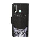 For Vivo Y19 Colored Drawing Pattern Horizontal Flip Leather Case with Holder & Card Slots & Wallet(Kitty) - 3