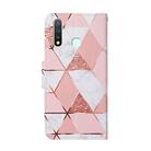 For Vivo Y19 Colored Drawing Pattern Horizontal Flip Leather Case with Holder & Card Slots & Wallet(Marble) - 3