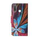 For Vivo Y19 Colored Drawing Pattern Horizontal Flip Leather Case with Holder & Card Slots & Wallet(Colorful Flower) - 3