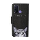 For Vivo Y50 / Y30 Colored Drawing Pattern Horizontal Flip Leather Case with Holder & Card Slots & Wallet(Kitty) - 3