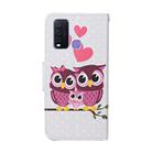 For Vivo Y50 / Y30 Colored Drawing Pattern Horizontal Flip Leather Case with Holder & Card Slots & Wallet(Cat Family) - 3