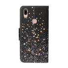 For Vivo Y91 / Y95 / Y91i Colored Drawing Pattern Horizontal Flip Leather Case with Holder & Card Slots & Wallet(Black Five-pointed Star) - 3