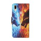 For Vivo Y91 / Y95 / Y91i Colored Drawing Pattern Horizontal Flip Leather Case with Holder & Card Slots & Wallet(Flame Wolf) - 3