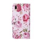 For Vivo Y91 / Y95 / Y91i Colored Drawing Pattern Horizontal Flip Leather Case with Holder & Card Slots & Wallet(Peony) - 3