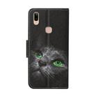 For Vivo Y91 / Y95 / Y91i Colored Drawing Pattern Horizontal Flip Leather Case with Holder & Card Slots & Wallet(Black Cat) - 3