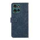 For Motorola Edge 50 5G Global ABEEL Color Block Magnetic RFID Leather Phone Case(Blue-Brown) - 3