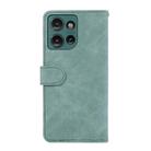 For Motorola Edge 50 5G Global ABEEL Color Block Magnetic RFID Leather Phone Case(Cyan-Pink) - 3