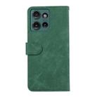 For Motorola Edge 50 Neo ABEEL Color Block Magnetic RFID Leather Phone Case(Green-Black) - 3