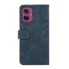 For Motorola Moto G55 5G ABEEL Color Block Magnetic RFID Leather Phone Case(Blue-Brown) - 3