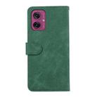 For Motorola Moto G55 5G ABEEL Color Block Magnetic RFID Leather Phone Case(Green-Black) - 3