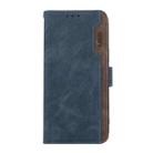 For Motorola Moto G15 4G / G05 ABEEL Color Block Magnetic RFID Leather Phone Case(Blue-Brown) - 2