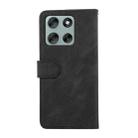 For Motorola Moto G56 5G ABEEL Color Block Magnetic RFID Leather Phone Case(Black-Green) - 3