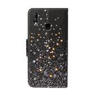 For Vivo Y91C Colored Drawing Pattern Horizontal Flip Leather Case with Holder & Card Slots & Wallet(Black Five-pointed Star) - 3