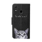 For Vivo Y91C Colored Drawing Pattern Horizontal Flip Leather Case with Holder & Card Slots & Wallet(Kitty) - 3