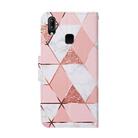 For Vivo Y91C Colored Drawing Pattern Horizontal Flip Leather Case with Holder & Card Slots & Wallet(Marble) - 3