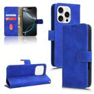 For iPhone 16 Pro Max Skin Feel Magnetic Flip Leather Phone Case(Blue) - 1