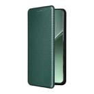 For Xiaomi 15 Carbon Fiber Texture Flip Leather Phone Case(Green) - 2