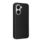 For Xiaomi Poco X7 Pro / Redmi Turbo 4 Carbon Fiber Texture Flip Leather Phone Case(Black) - 3